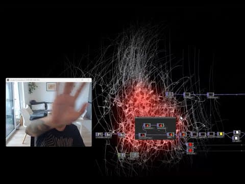 Portada de 44 Interactive Particles Grid In POPs #touchdesigner